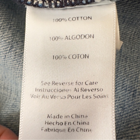 StS Blue Ella Boyfriend Distressed Women’s Denim Jacket Long Sleeve Size Adult - Picture 7 of 11